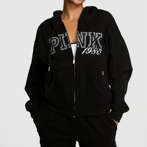 PINK Victoria's Secret Black 1986 Hoodie